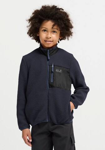 JACK WOLFSKIN Fleecejacke in Blau: Vorderseite