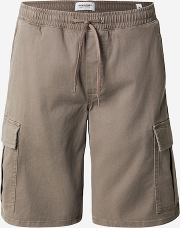 JACK & JONES - Pantalón cargo 'JPSTCOLE DYLAN' en marrón: frente