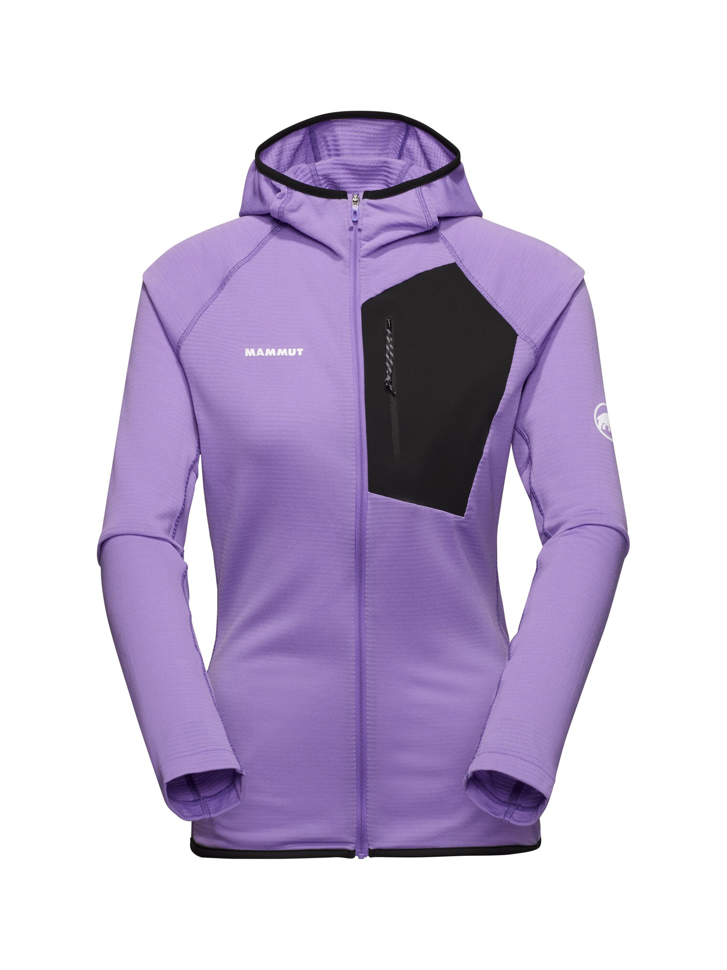 MAMMUT Athletic Fleece Jacket in Purple: front