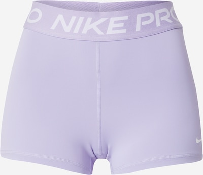 Sportinės kelnės 'Pro' iš NIKE, spalva – alyvinė spalva / balta, Prekių apžvalga