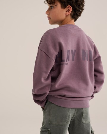 WE Fashion Sweatshirt in Lila
