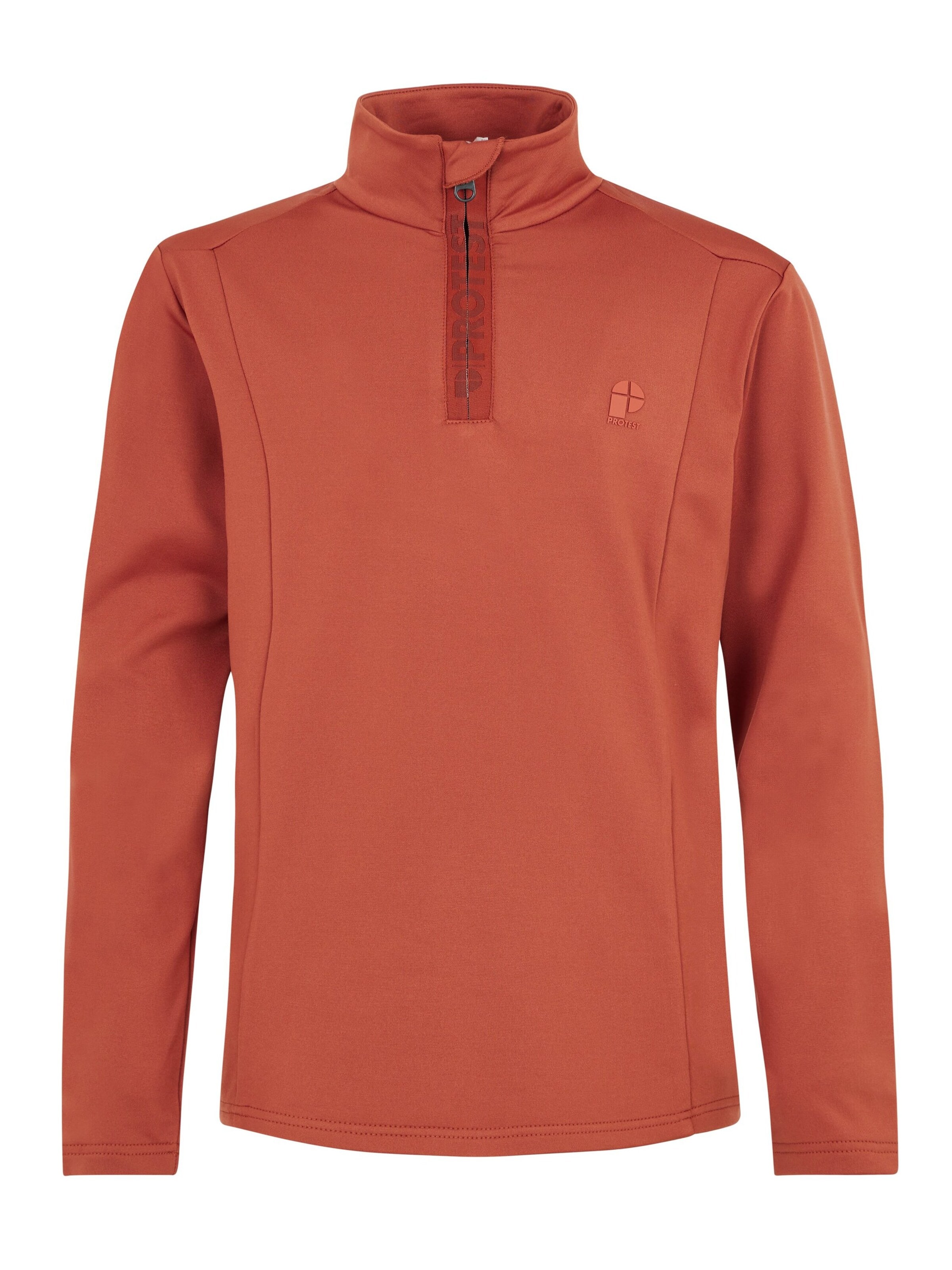 PROTEST Sports sweatshirt 'WILLOWY JR' in Orange: front
