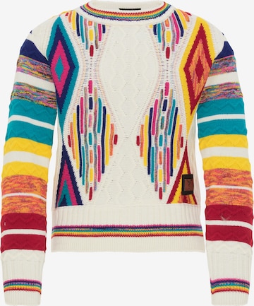 Carlo Colucci Sweater 'Carriero' in Mixed colors: front