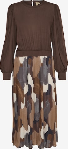 CULTURE Kleid 'Carly' in Braun: Vorderseite