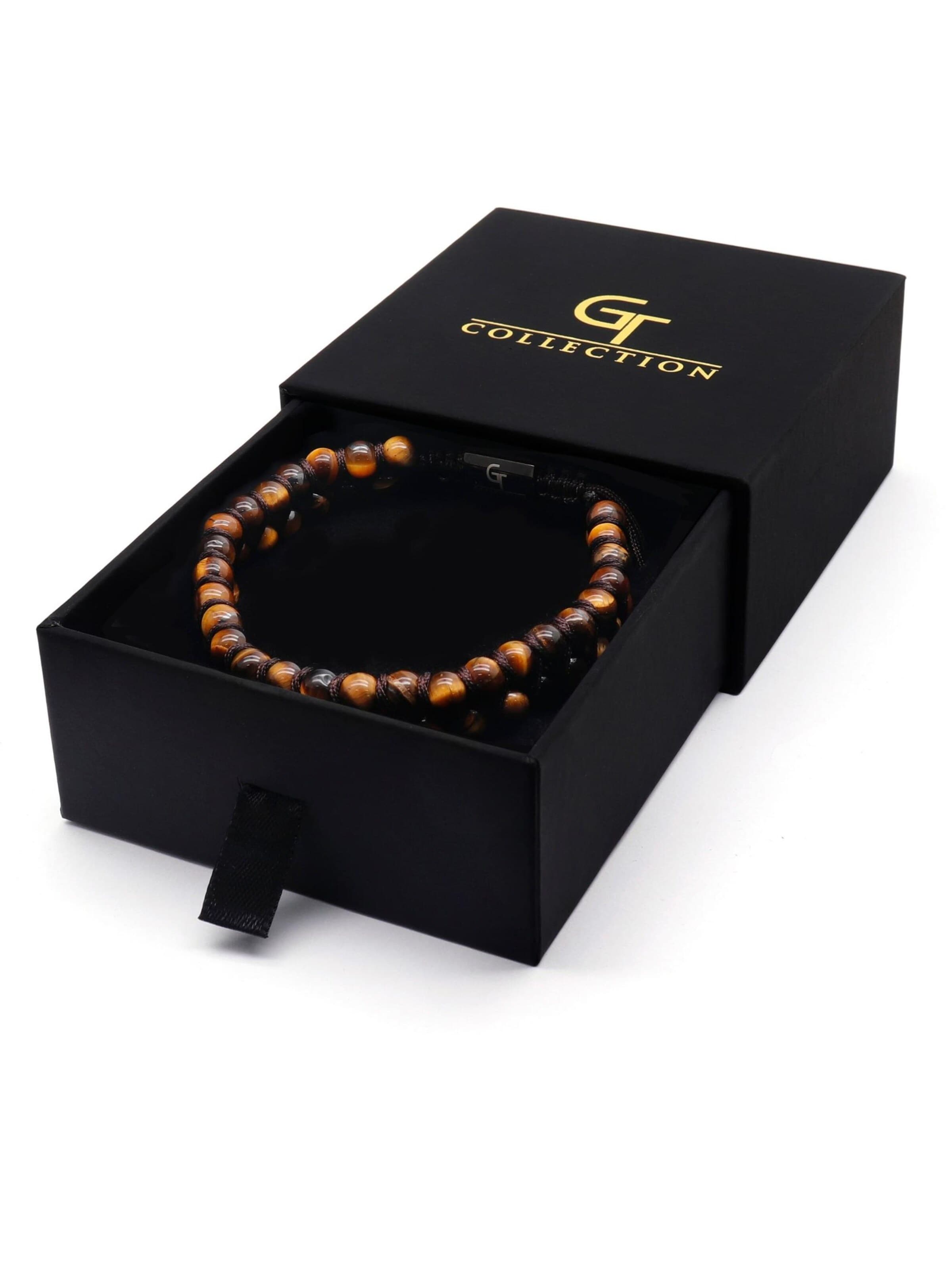 Braccialetto 'The Confidence Set Signature' di GT Collection in marrone