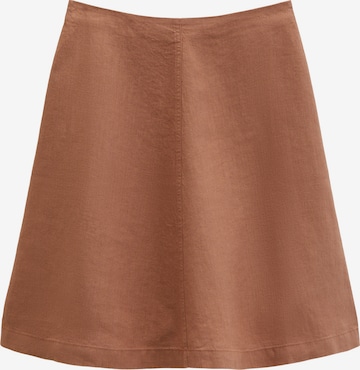 Jupe Marc O'Polo en marron : devant