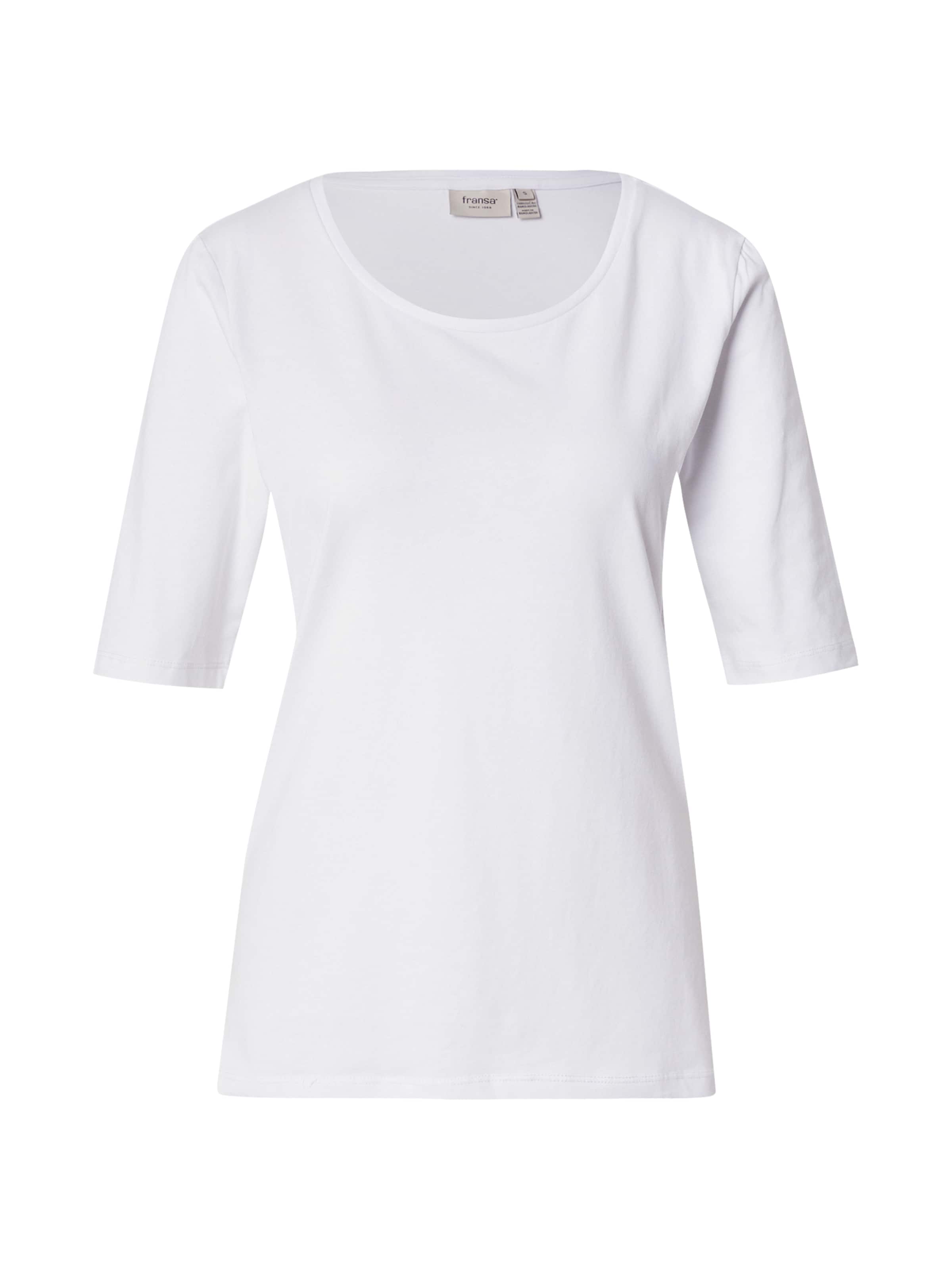 Fransa Tričko 'FRTERRAH' - Biela: predná strana
