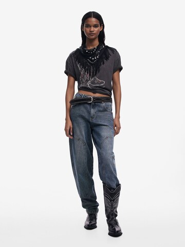 Desigual Shirt 'Cowboy Boots' in Black