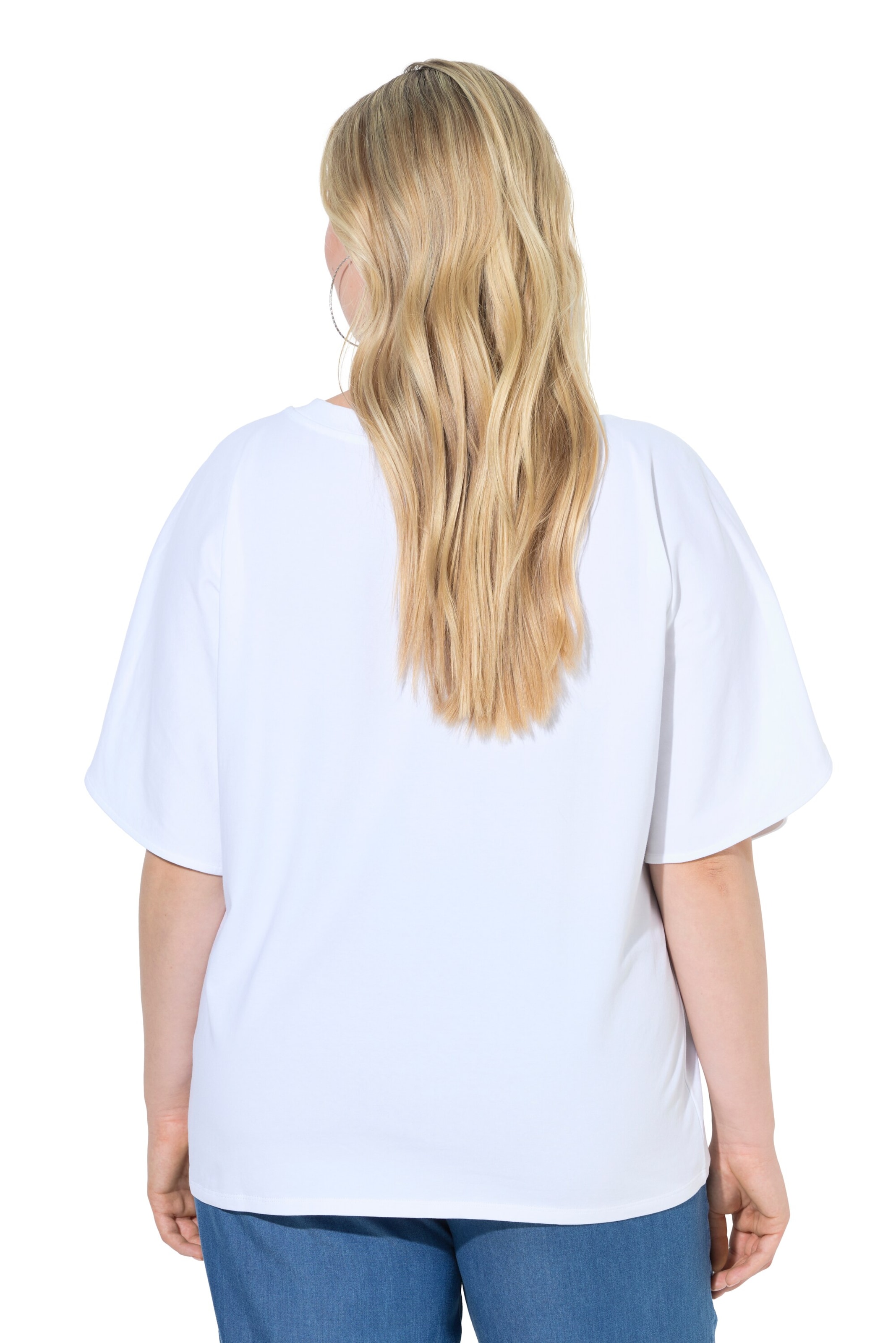 Ulla Popken Oversized shirt in White
