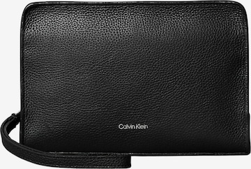 juoda Calvin Klein Piniginė 'Foil Emboss': priekis