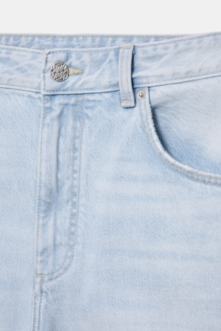 Pull&Bear Baggy Džíny – modrá