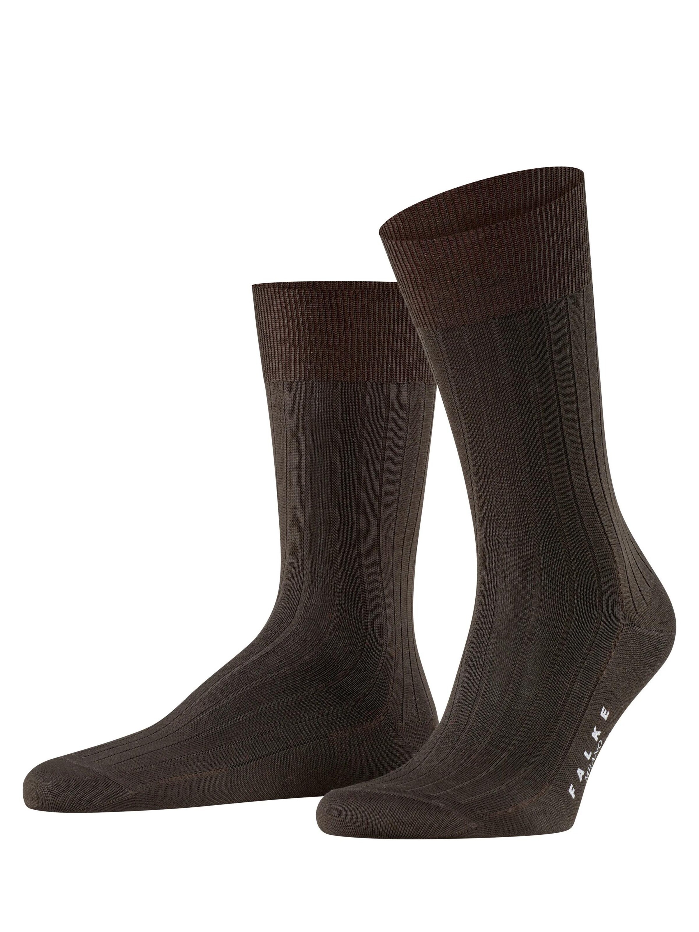 FALKE Socken 'Milano'‌‌‌‌‌‌ in Braun: Vorderseite
