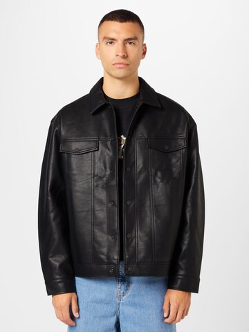 TOPMAN - Casaco meia-estação em preto: frente