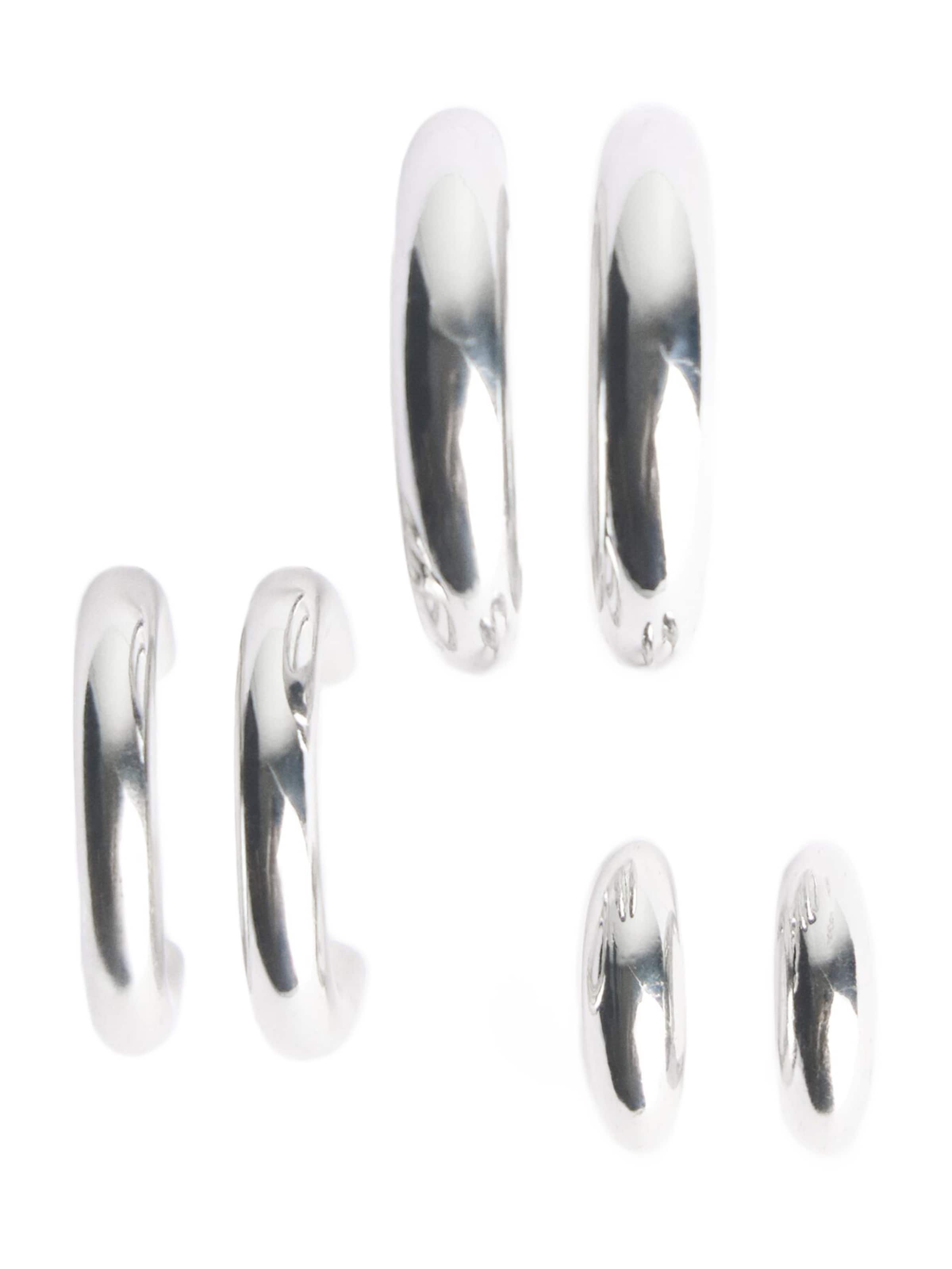 Bershka Korvakoru värissä hopea: etupuoli