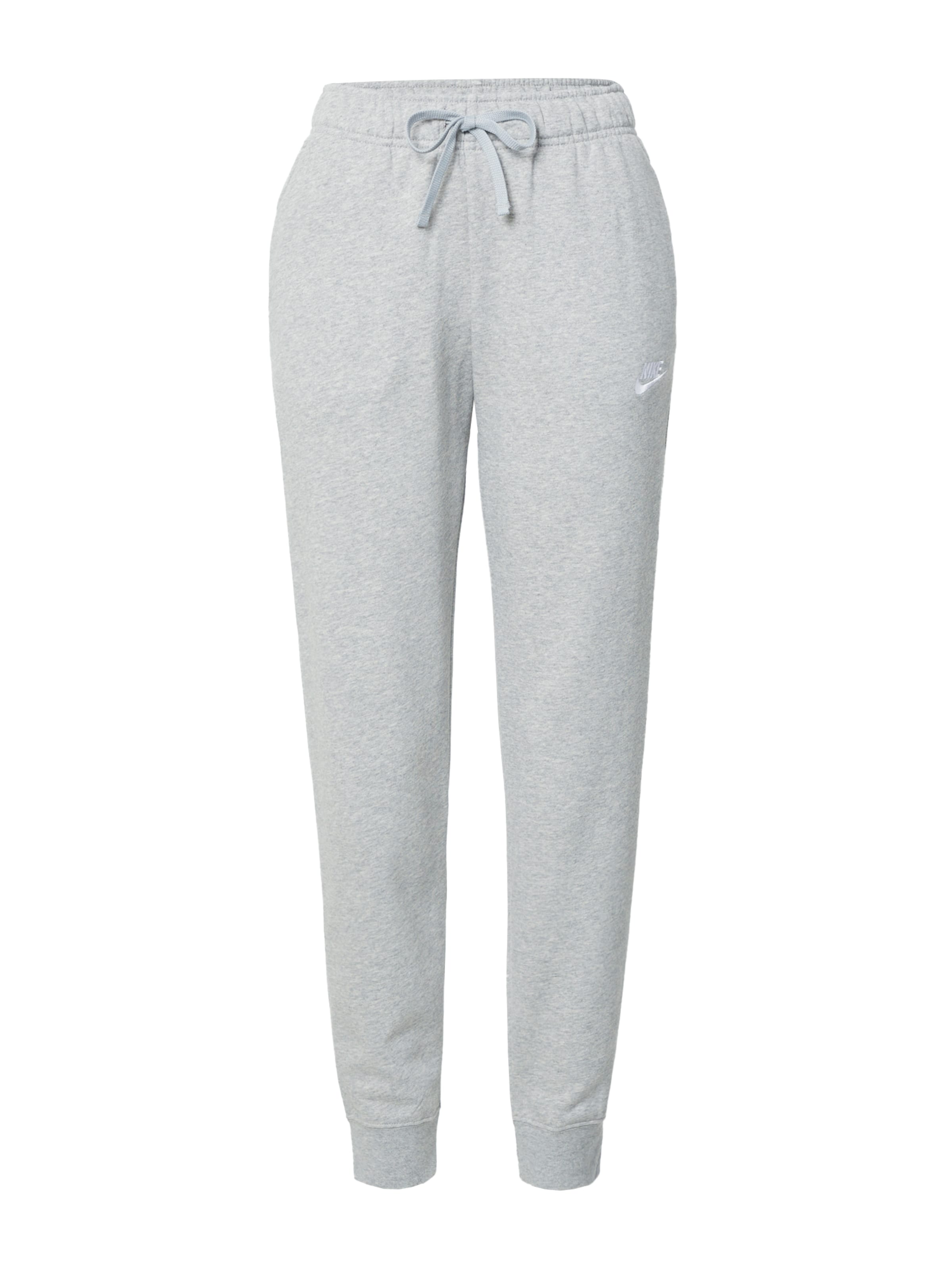 Nike Sportswear Tapered Nadrág 'Club Fleece' - szürke: elől