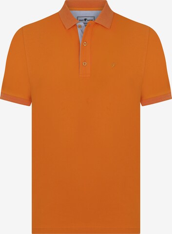 DENIM CULTURE Koszulka 'Justin' w kolorze pomarańczowy: przód