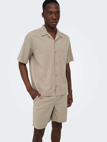 Regular Pantalon 'ONSCruz' Only & Sons en beige