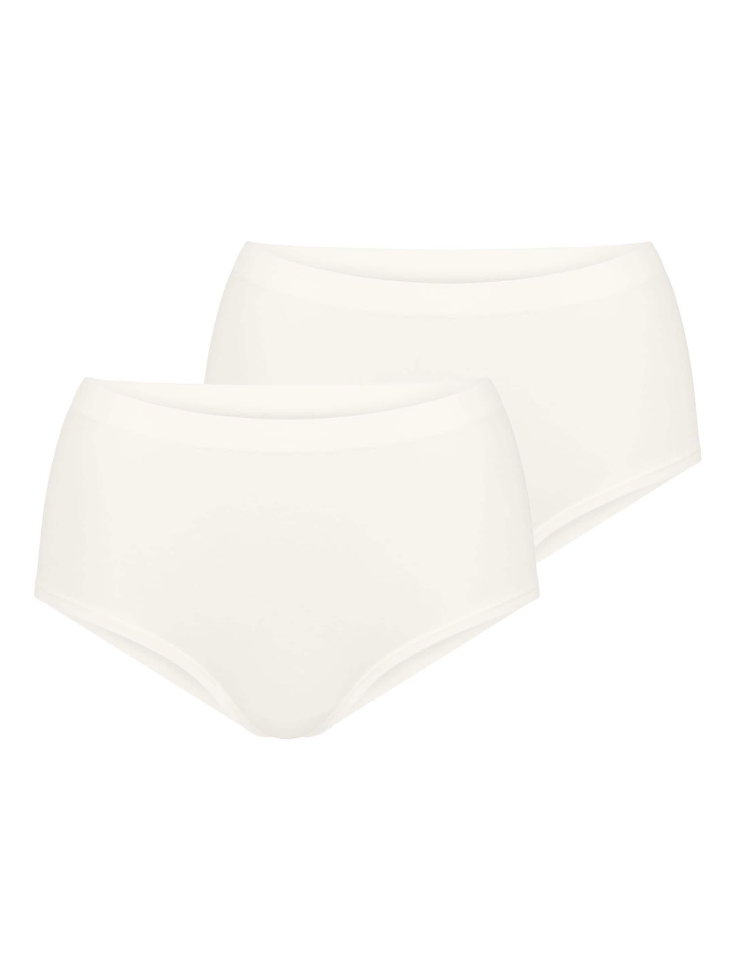 SLOGGI Maxislip ' Blue GO Sense ' in Weiß: Vorderseite