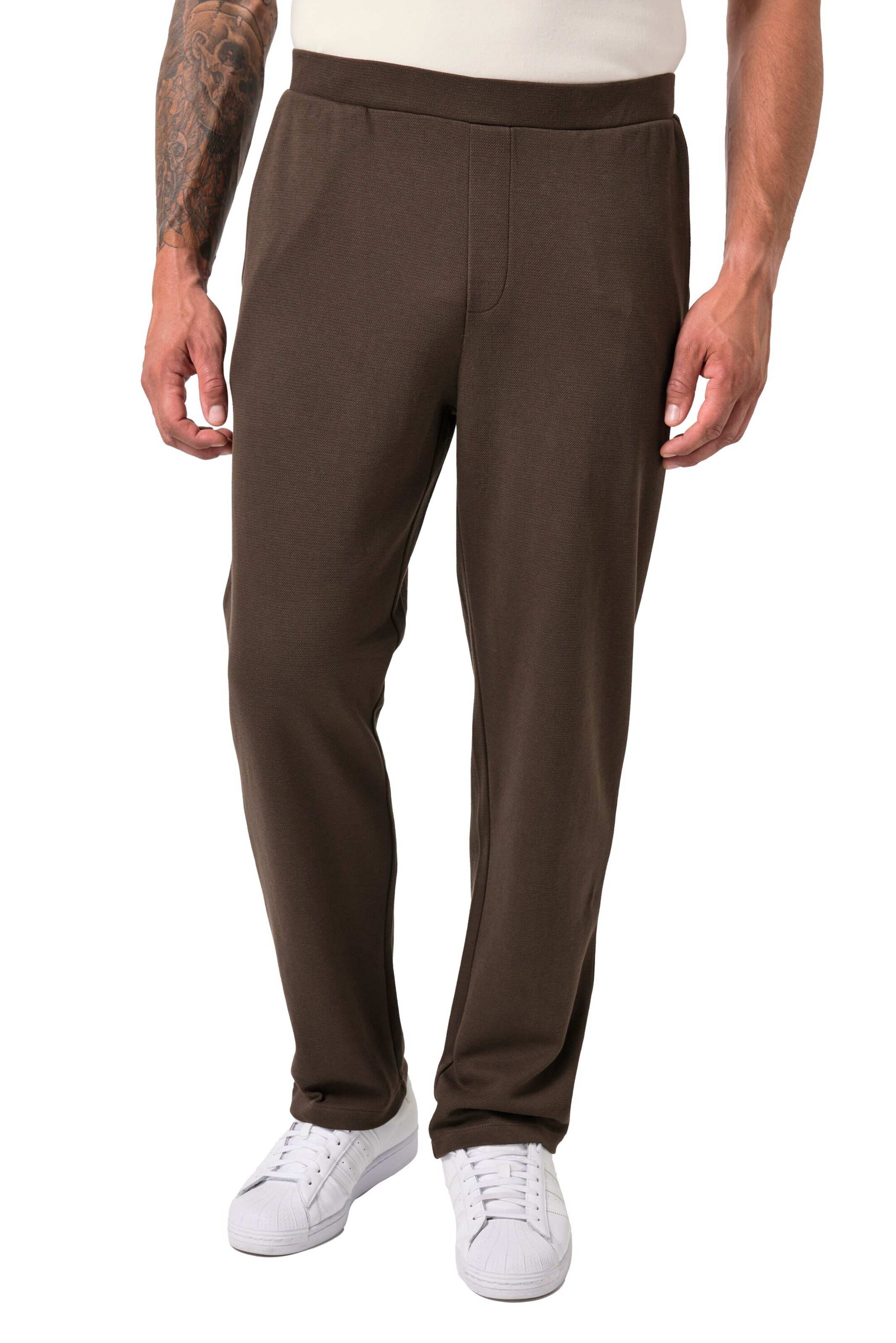 JP1880 Regular Broek in Bruin: voorkant