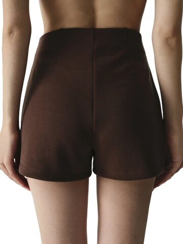 Penti Wide Leg Hose 'Shorts'‌‌‌‌‌‌‌ in Braun