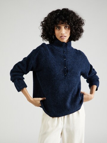 MOS MOSH Sweater in Blue: front