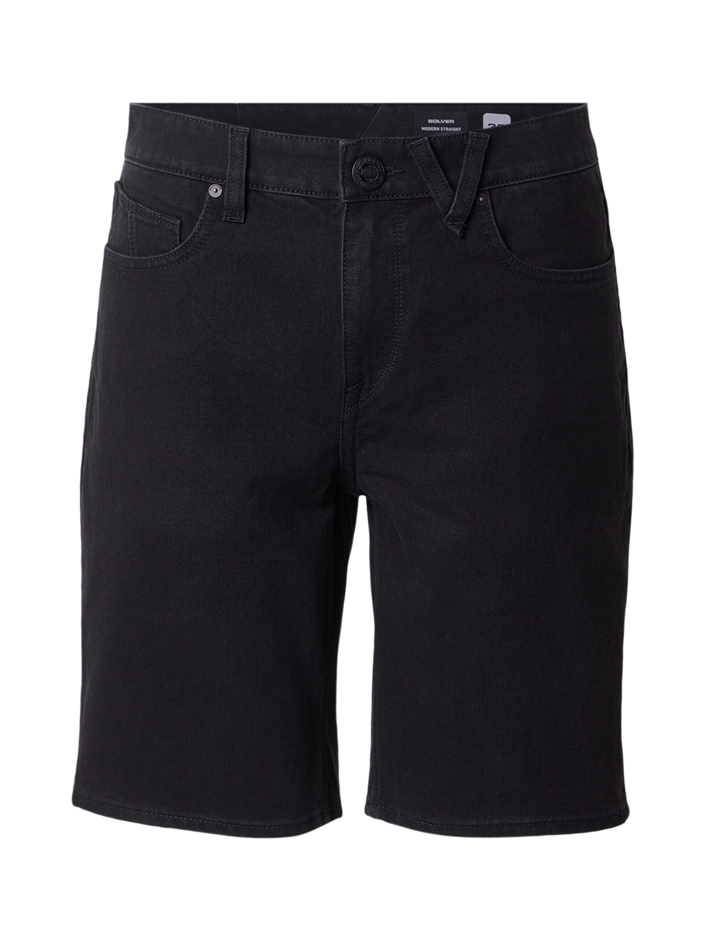 Volcom Regular Jeans 'SOLVER' in Black: front