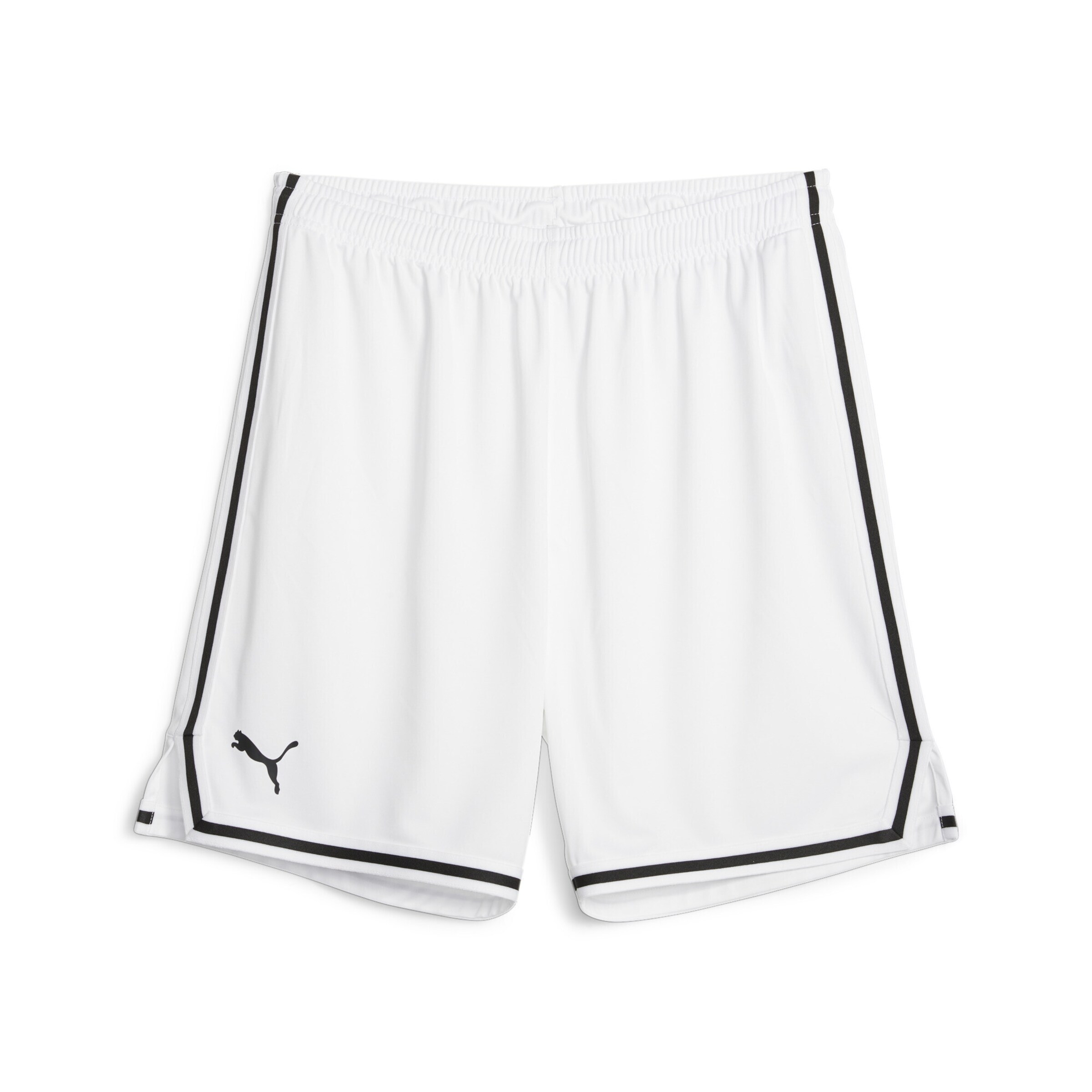 PUMA Regular Sportshorts 'Hoops Team Game' in Weiß: Vorderseite