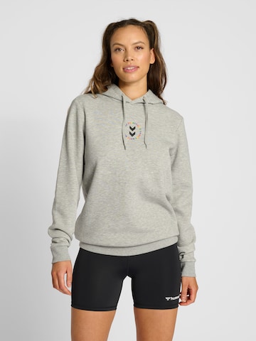 Hummel Sweatshirt in Grijs: voorkant