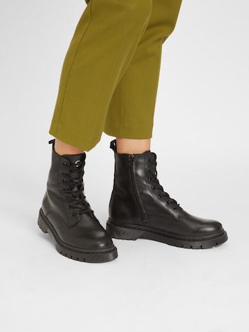 TAMARIS Lace-Up Ankle Boots in Black