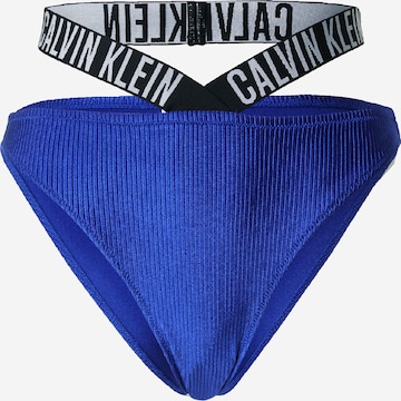 Calvin Klein Swimwear Bikini Bottoms 'Intense Power' in Blue: front