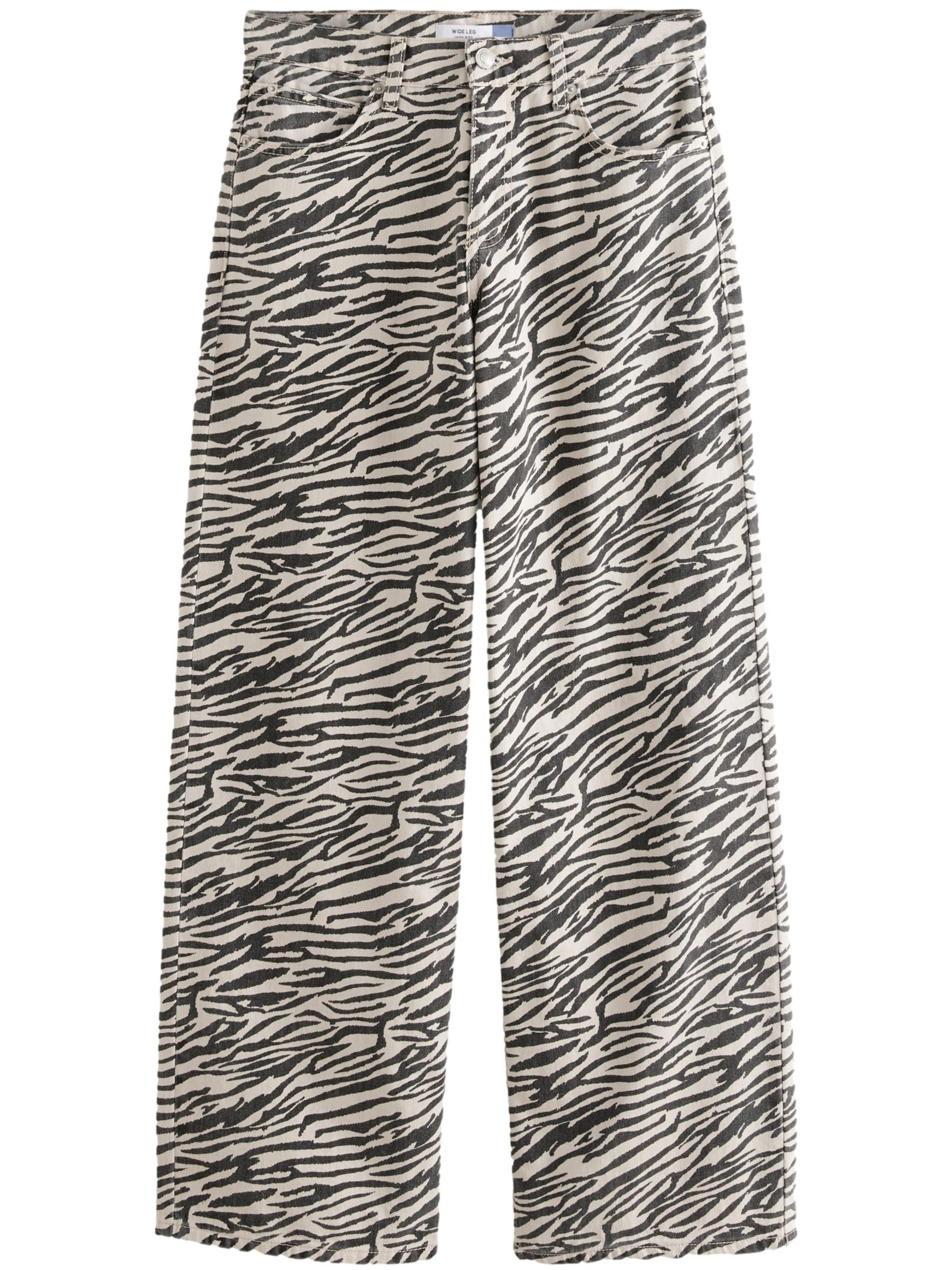 Next Wide Leg Jeans in Beige: Vorderseite