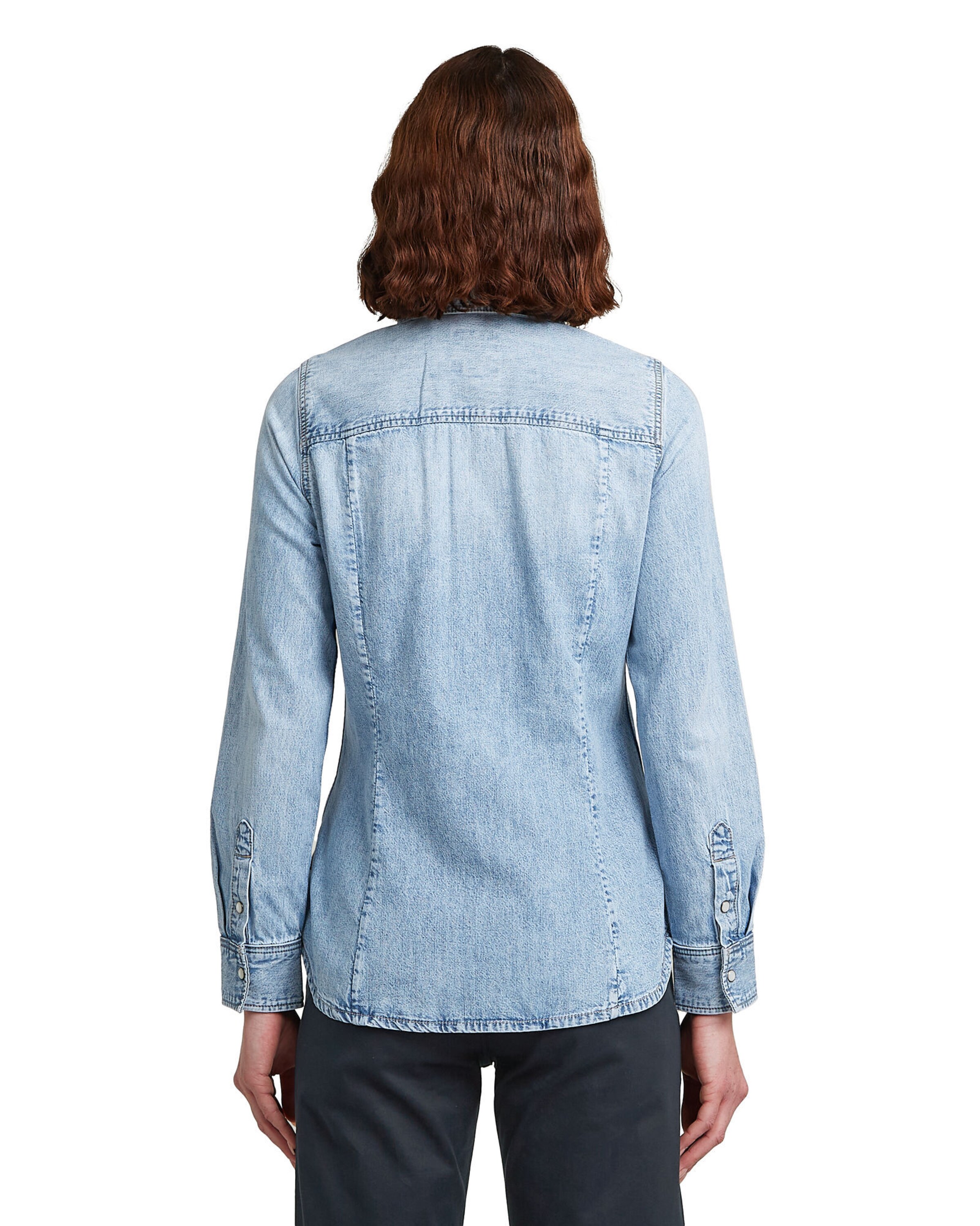 G-STAR Blouse 'Slim Western' in Blue