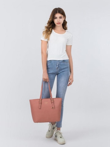 Cabas 'Beverly' Princely London en rose : devant