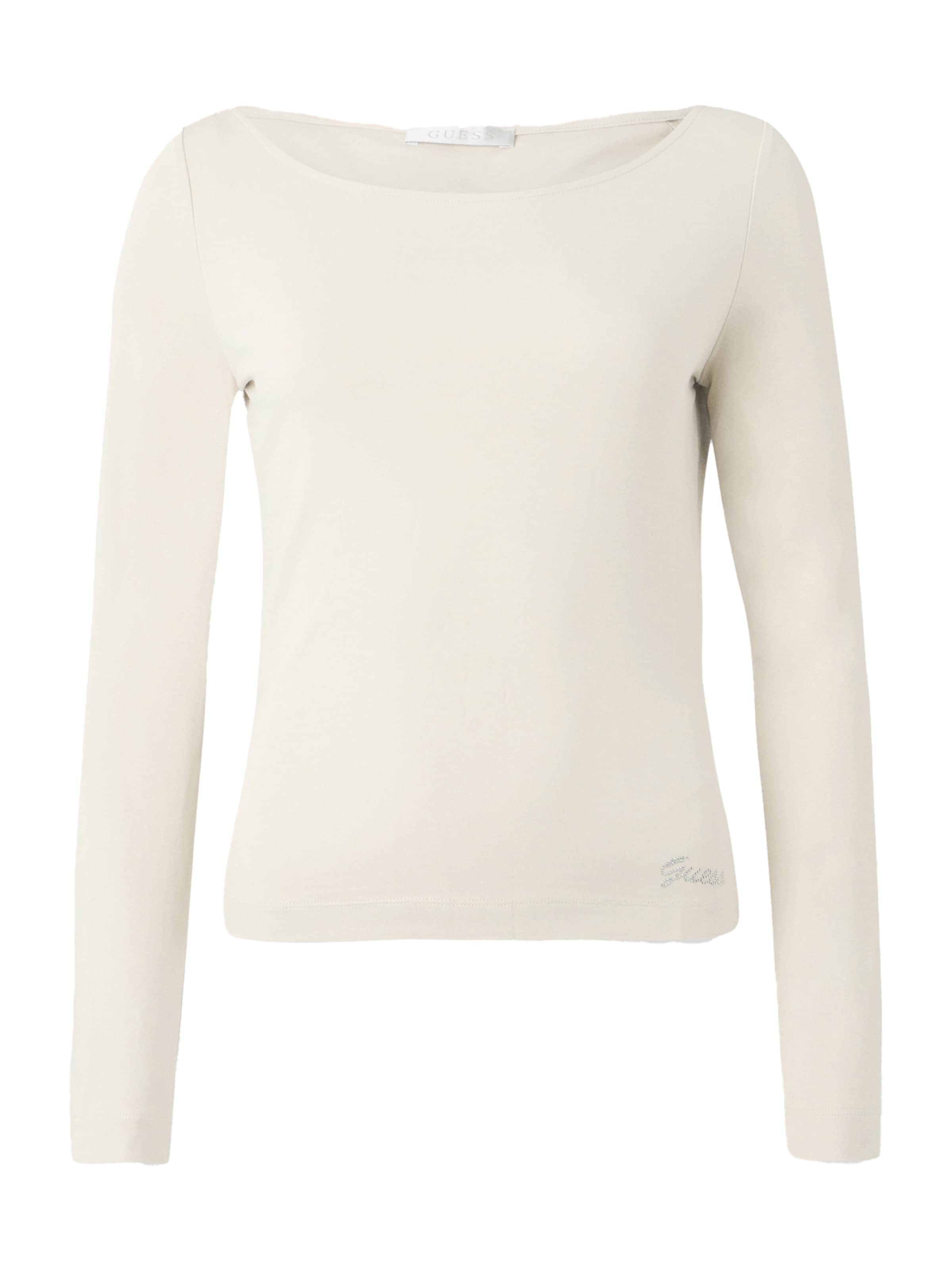 GUESS - Camisa em bege: frente