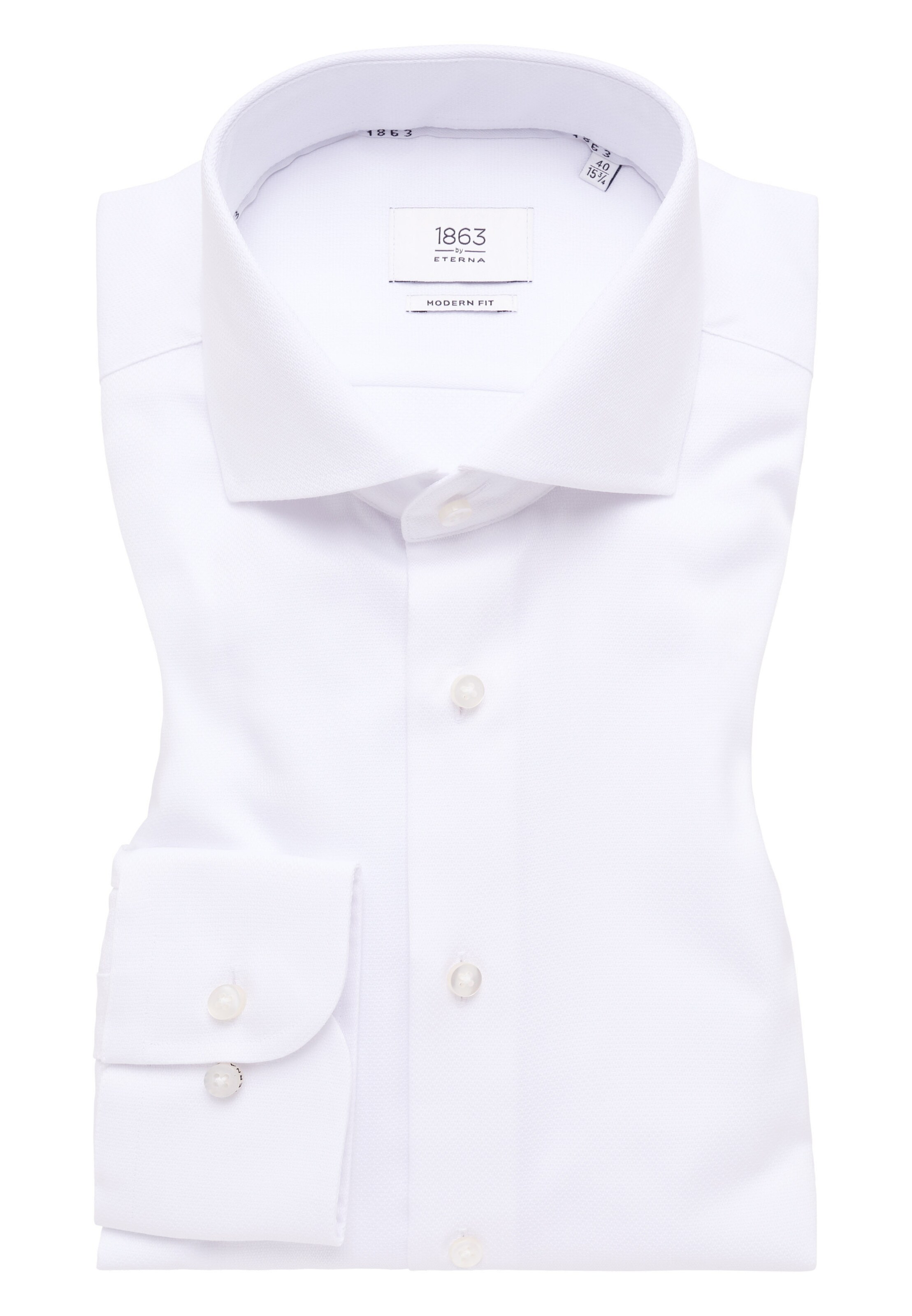 ETERNA Regular fit Zakelijk overhemd in Wit