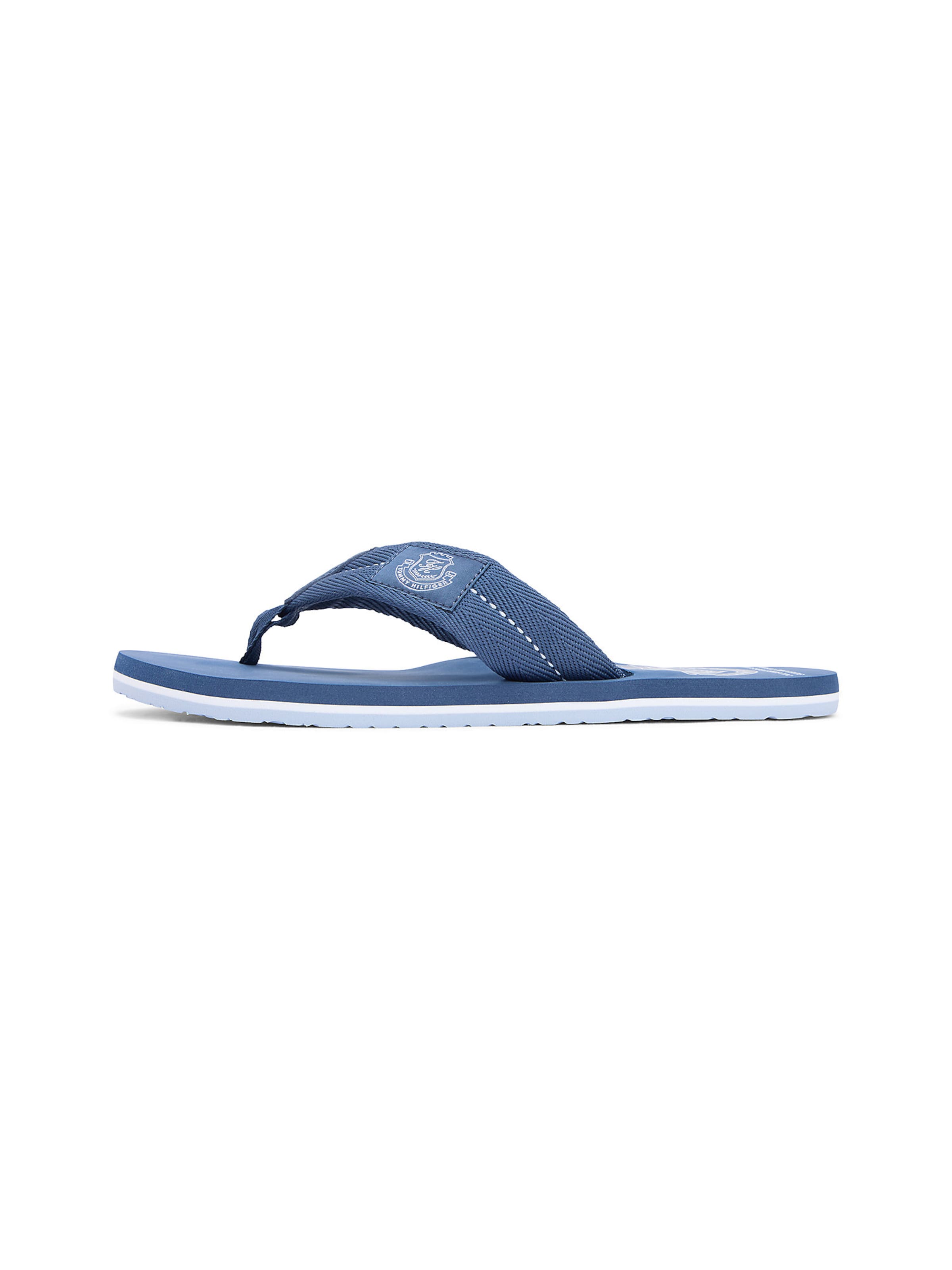 TOMMY HILFIGER T-bar sandals in Blue: front