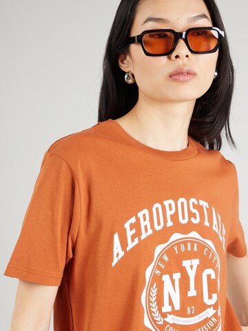 AÉROPOSTALE Shirt in Orange