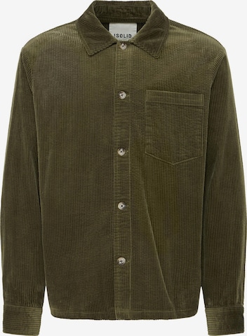 Camicia 'Ingvi' di !Solid in verde: frontale