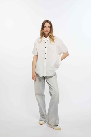 DreiMaster Vintage Bluse i hvit