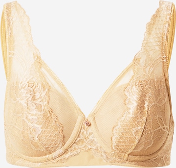 TRIUMPH T-shirt Bra in Gold: front