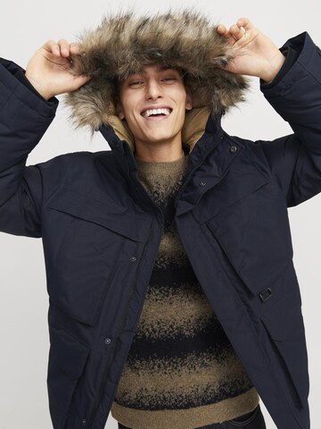 JACK & JONES Tussenparka 'JJStar' in Blauw