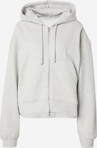 Giacca di felpa di WEEKDAY in grigio: frontale