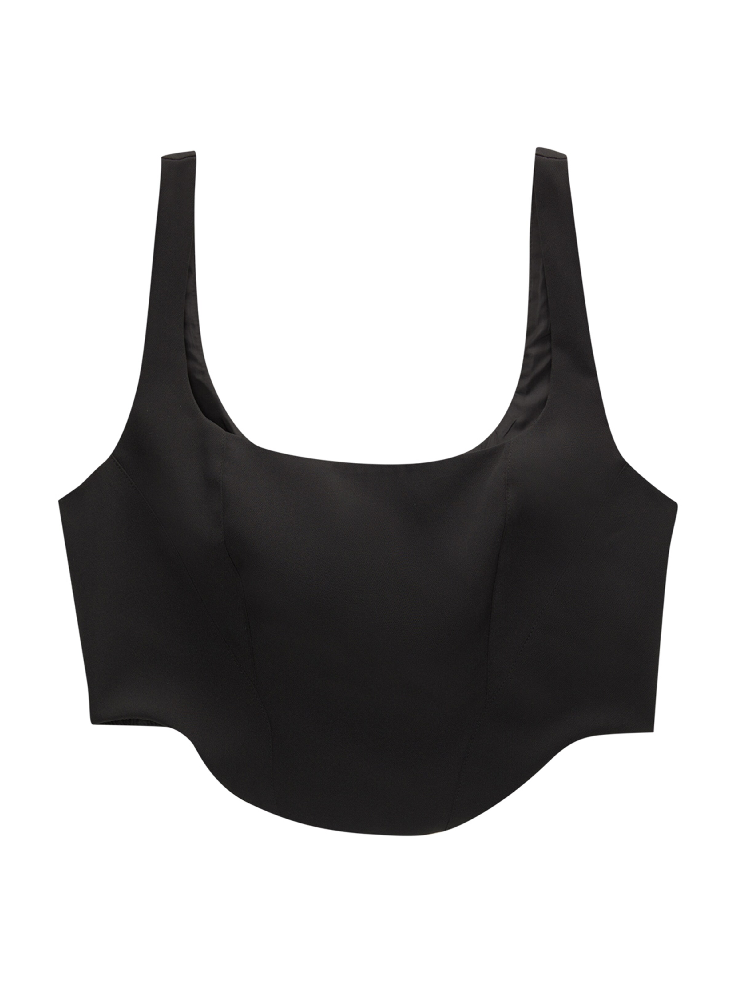 Pull&Bear Toppi värissä musta: etupuoli