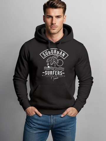 Neverless Sweatshirt 'Surfer California' in Black