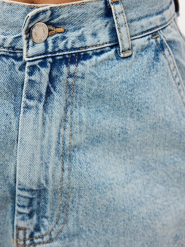 IT'S BASIC Regular Jeans 'BERMUDA DENIM SHORT' in Blauw