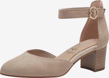 Tamaris Pumps in Beige: Vorderseite