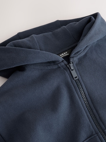Next - Sudadera con cremallera en azul