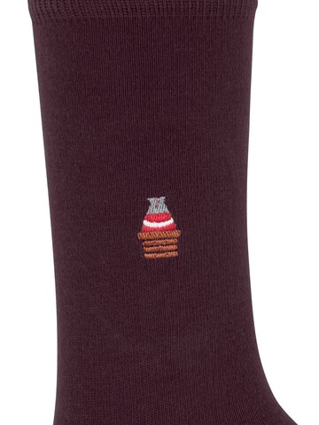 BURLINGTON Socken 'Brit Style'‌‌ in Rot