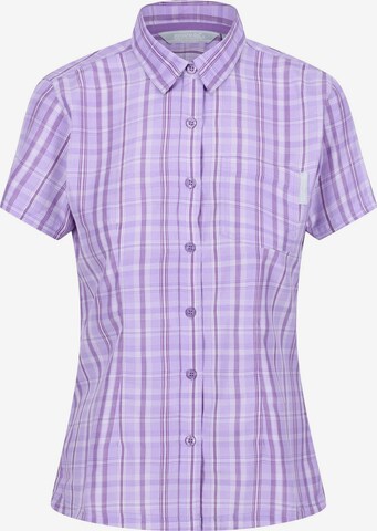 REGATTA Athletic Button Up Shirt 'Mindano VII' in Purple: front