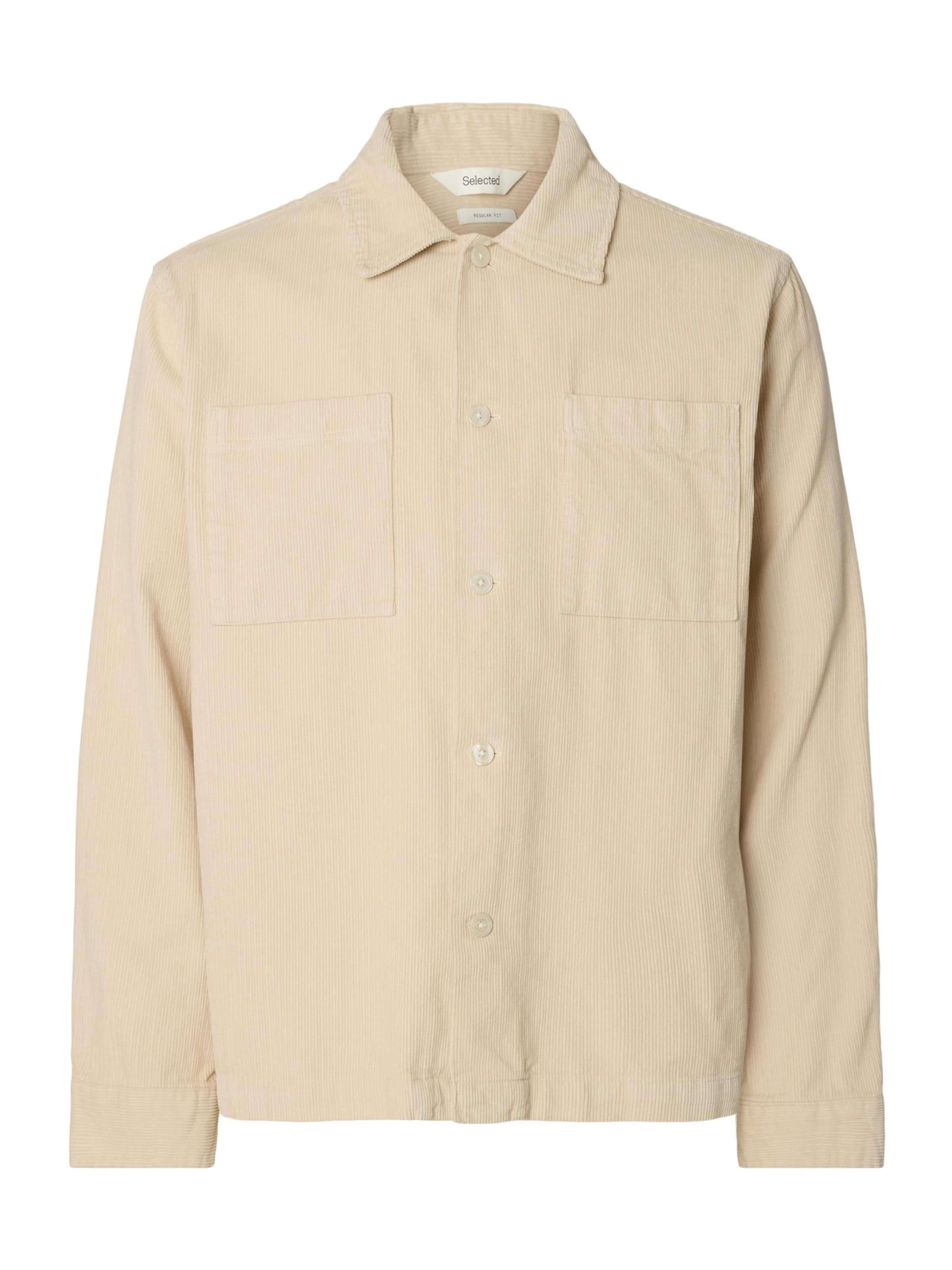 SELECTED - Chaqueta de entretiempo 'SLHRegtate' en beige: frente